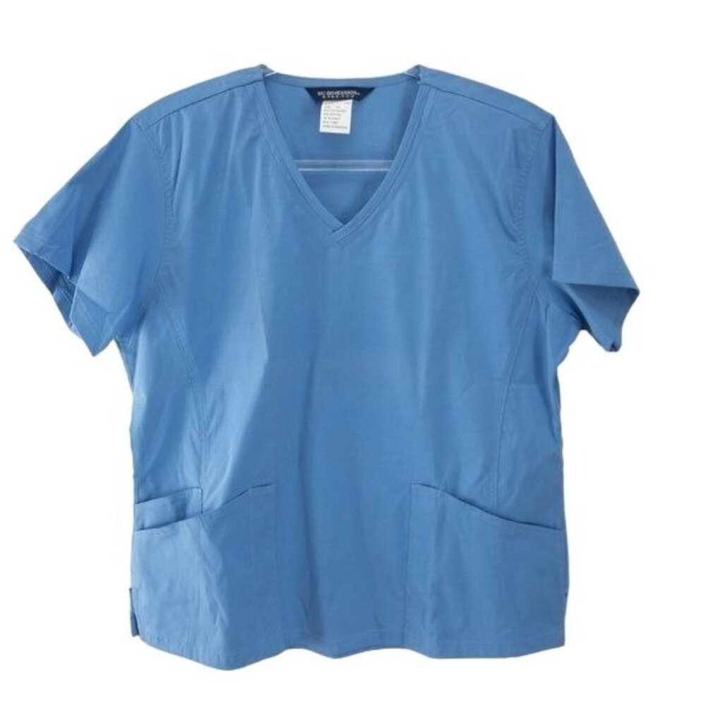 Nu Dimension Blue Scrubs Top